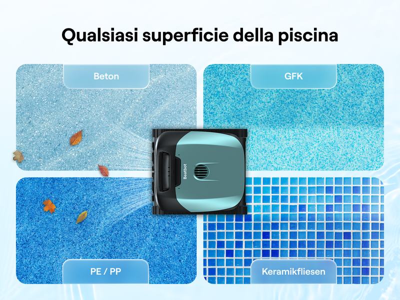 Poolwasser milchig weiß und wird nicht klar