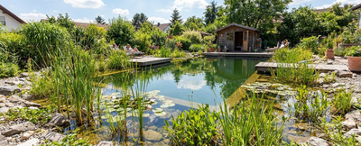 Schwimmteich im Garten: Kosten, Vorteile und Pflege