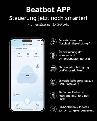 Beatbot iSkim® Ultra Roboter-Poolskimmer