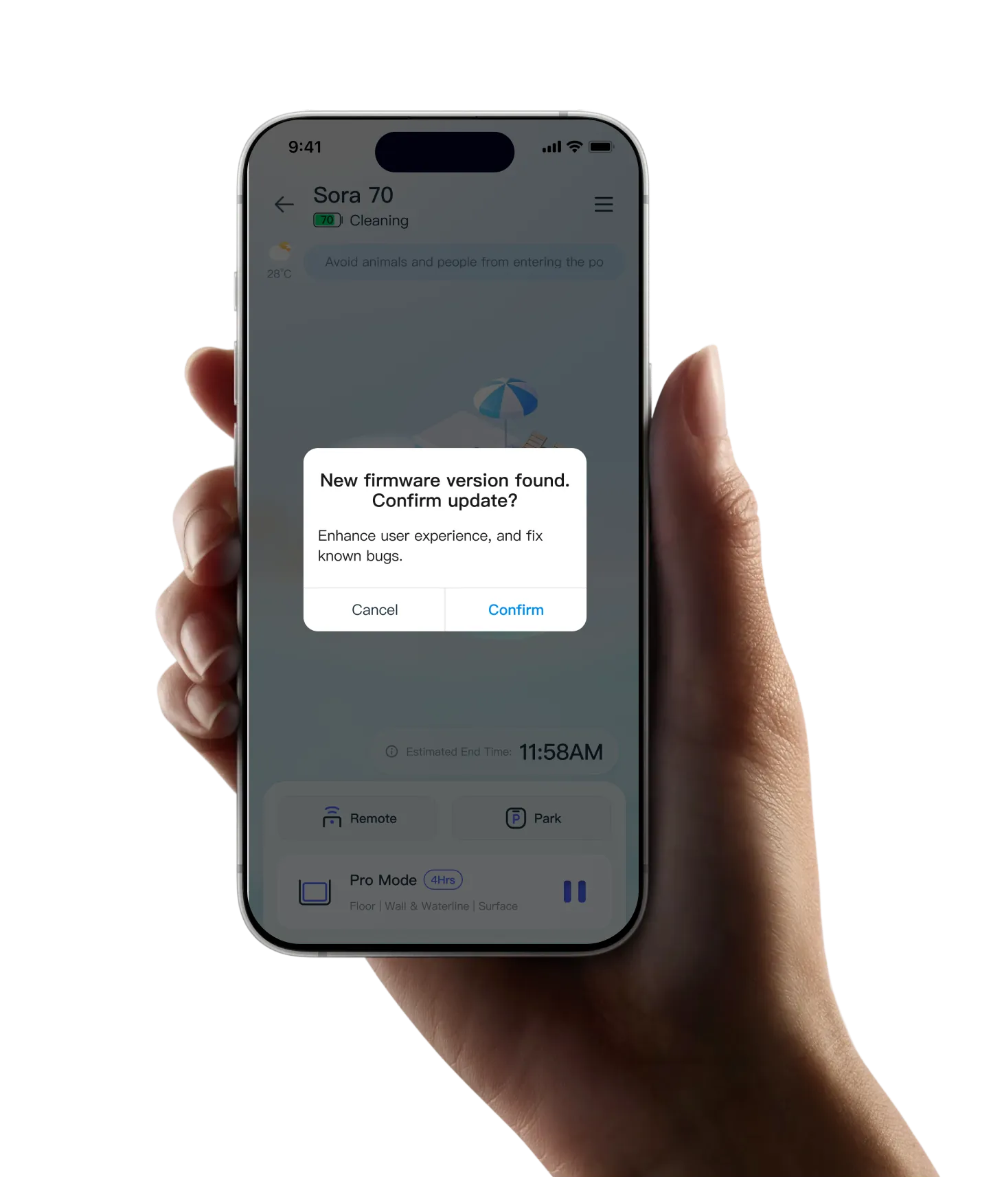Einfach steuern, sauber reinigen