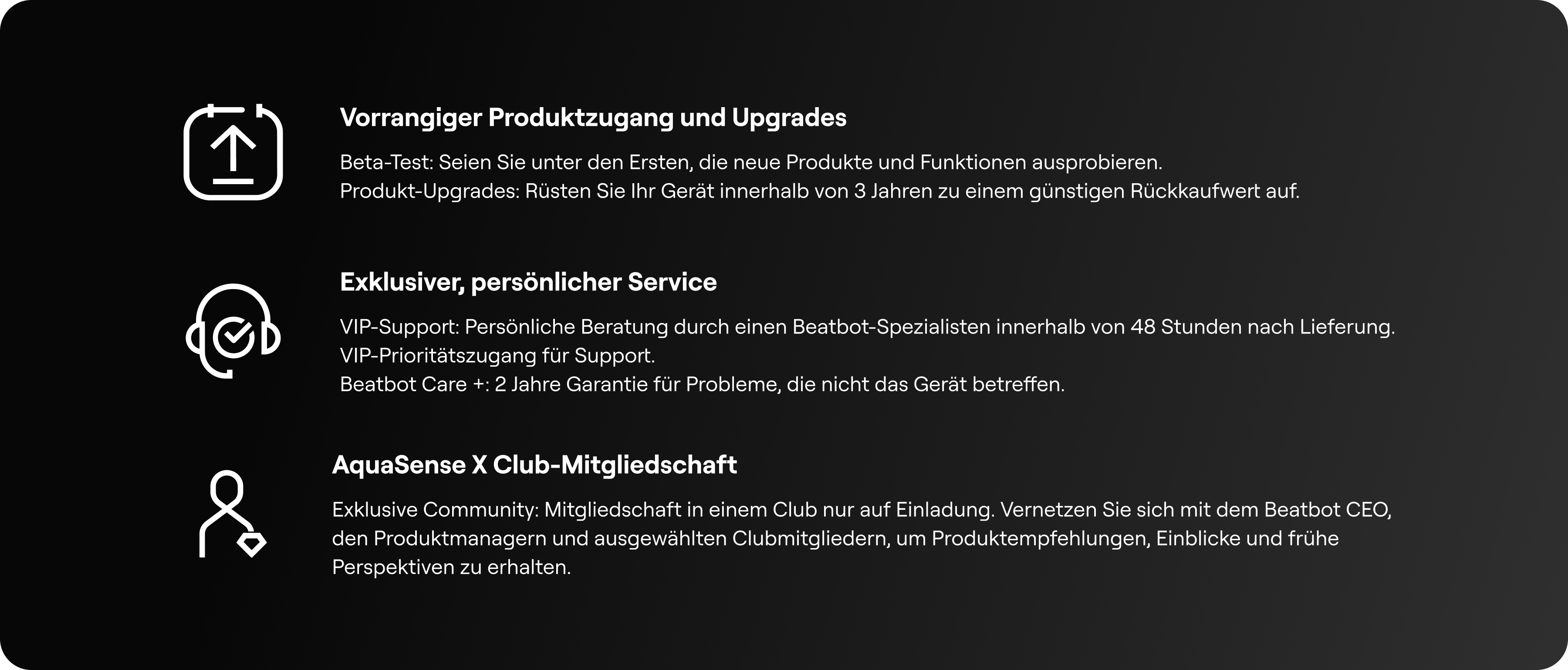 Premium-Aushängeschild-Vorteile