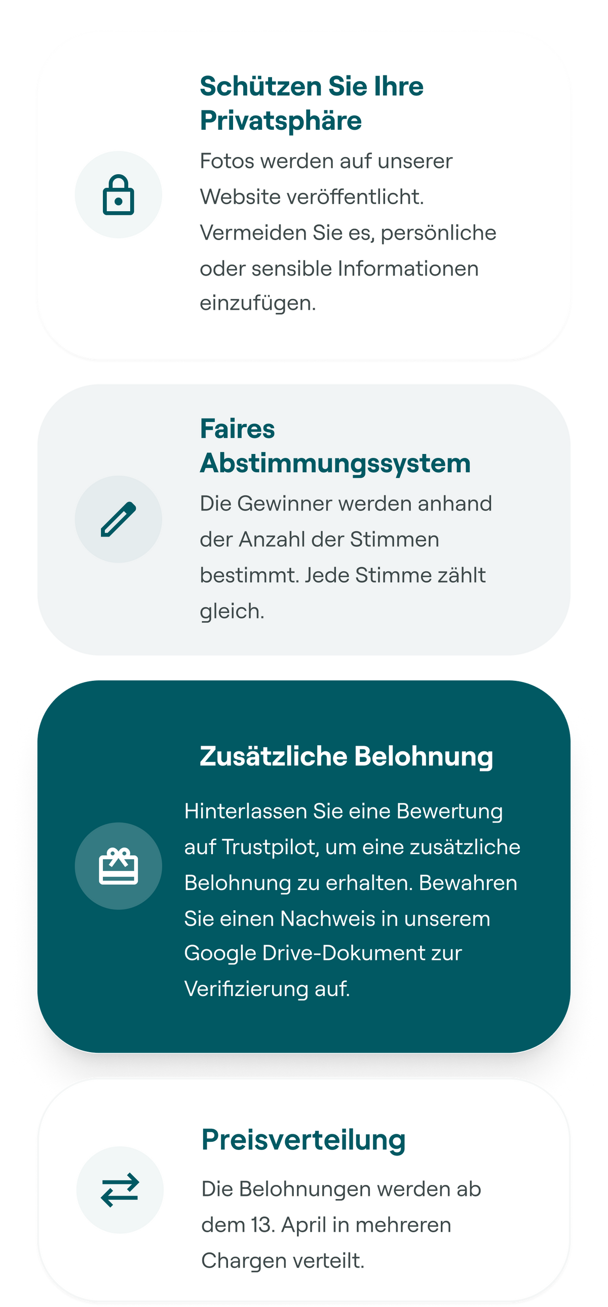 Freundliche Erinnerungen